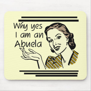 Retro T-shirts Abuela en Giften Muismat