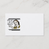 Retro T-shirts Abuela en Giften Visitekaartje (Achterkant)