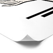 Retro T-shirts en de Giften van de Oma Poster (Hoek)