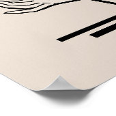 Retro T-shirts en de Giften van het Kindermeisje Poster (Hoek)