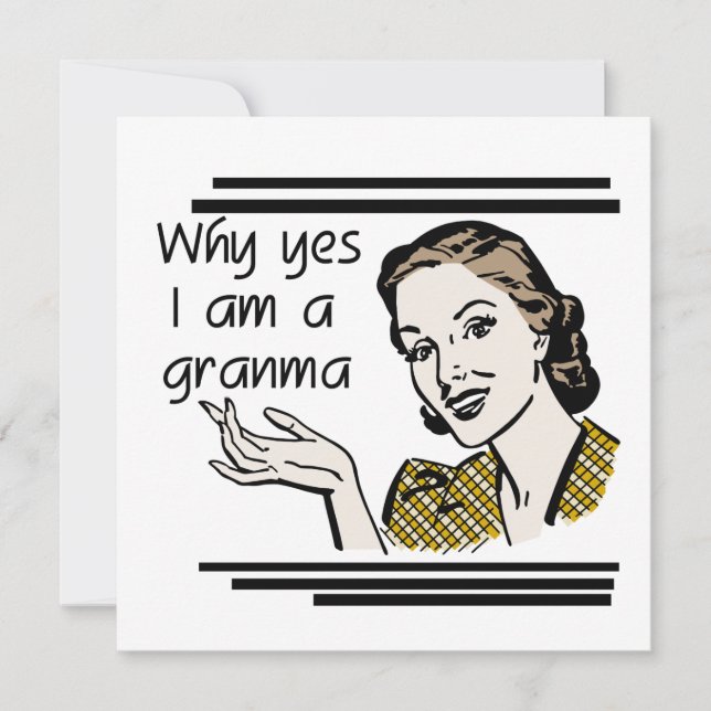 Retro T-shirts Granma en Giften (Voorkant)