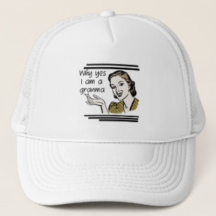 Retro T-shirts Granma en Giften Trucker Pet