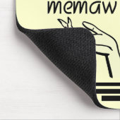 Retro T-shirts Memaw en Giften Muismat (Hoek)