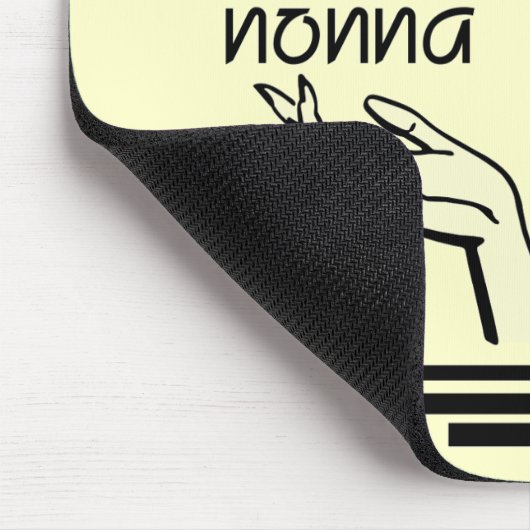 Retro T-shirts Nonna en Giften Muismat (Hoek)