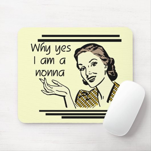 Retro T-shirts Nonna en Giften Muismat (Met muis)