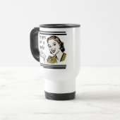 Retro T-shirts Nonnie en Giften Reisbeker (Voorkant links)