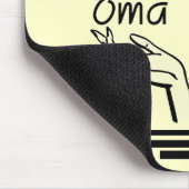 Retro T-shirts Oma en Giften Muismat (Hoek)