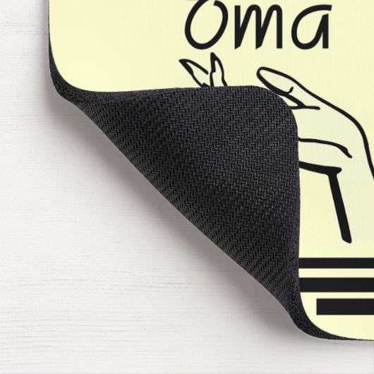 Retro T-shirts Oma en Giften Muismat (Hoek)