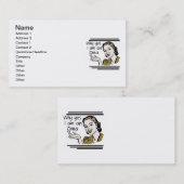 Retro T-shirts Oma en Giften Visitekaartje (Voorkant / Achterkant)