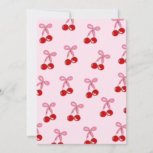 Retro taart 30e verjaardag kaart (Achterkant)