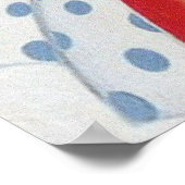 Retro  taart decor poster (Hoek)