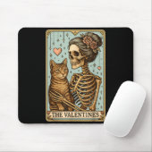 Retro Tabby Cat Valentine's Day Mom Tarot Card  Muismat (Met muis)