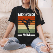 Retro Taekwondo Moeder Geschenk voor Martial Arts 