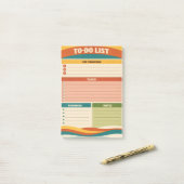 Retro Takenlijst Post-it® Notes (Op bureau)