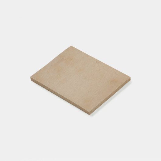  retro Tan bruin papier, perkamentachtergrond Post-it® Notes (Schuin)