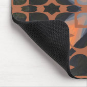 Retro Tan Pattern Muismat (Hoek)