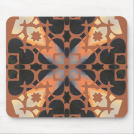 Retro Tan Pattern Muismat