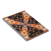 Retro Tan Pattern Notitieboek (Rechterzijde)