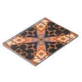 Retro Tan Pattern Notitieboek (Linkerzijde)