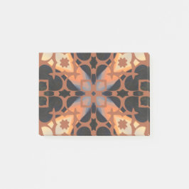 Retro Tan Pattern Post-it® Notes