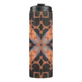 Retro Tan Pattern Thermosbeker