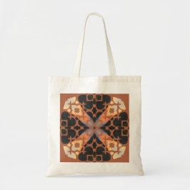 Retro Tan Pattern Tote Bag