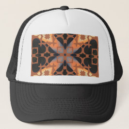 Retro Tan Pattern Trucker Pet