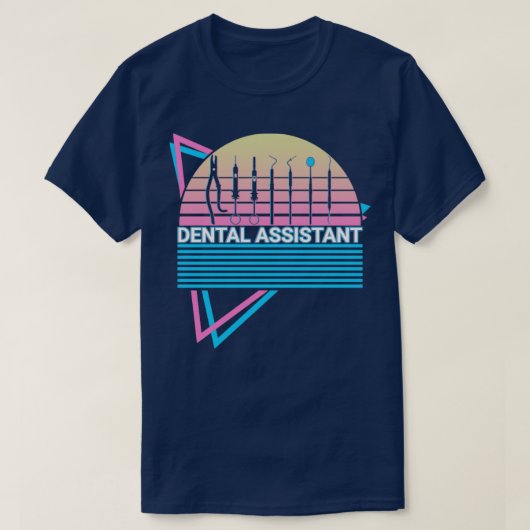 Retro Tandartsassistent T-shirt (Design voorkant)
