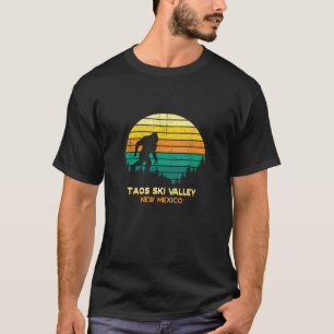 Retro Taos Ski Valley New Mexico Bigfoot Souvenir T-shirt