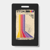 Retro tape badge (Achterkant)