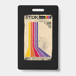 Retro  tape badge