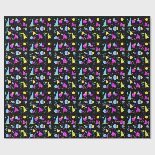 RETRO TAPE COLORFUL VORMEN CADEAUPAPIER (Vlak)