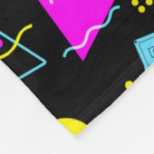 RETRO TAPE COLORFUL VORMEN FLEECE DEKEN (Hoek)