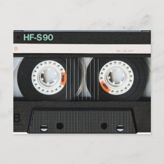 Retro tapecassetrecorder 70s 80s briefkaart