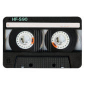 Retro tapecassetrecorder 70s 80s magneet (Horizontaal)