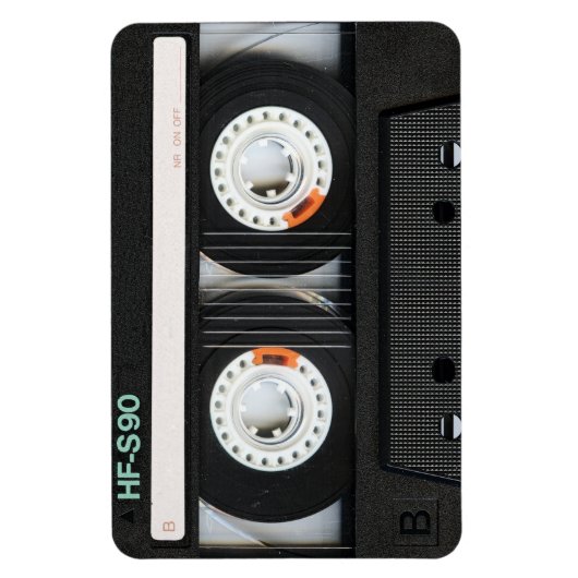Retro tapecassetrecorder 70s 80s magneet (Verticaal)