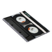 Retro tapecassetrecorder 70s 80s notitieboek (Rechterzijde)