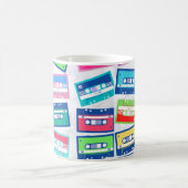 Retro  tapecassettepatroonplaat koffiemok (Center)