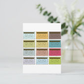 Retro-tapes Briefkaart (Staand voorkant)