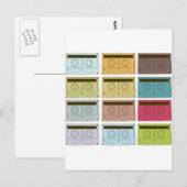 Retro-tapes Briefkaart (Voorkant / Achterkant)