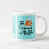 Retro Tarot Mok - "Alleen voor entertainment" (Rechts)