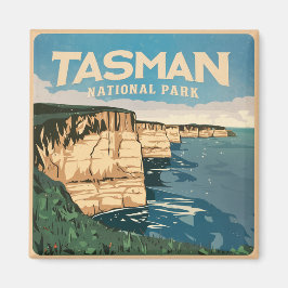 Retro Tasman Nationaal Park Australisch Avontuur Magneet