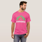 Retro Tasmanië Camping Tent Graphic T-shirt (Voorkant volledig)