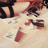 Retro Tatto Gothic Meisje Legpuzzel (Zijkant)