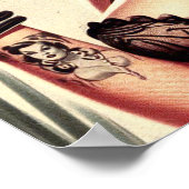 Retro Tatto Gothic Meisje Poster (Hoek)