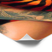 Retro Tattoo Beach Pin-up Perfect Poster (Hoek)
