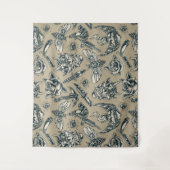 Retro-Tattoo geacht Wandkleed (Voorkant)