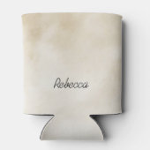 Retro Tattoo Hart Bloemen Naam Bachelorette Blikjeskoeler (Achterkant)