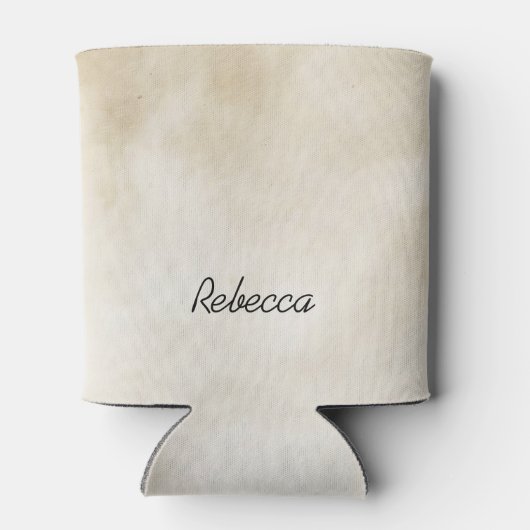 Retro Tattoo Hart Bloemen Naam Bachelorette Blikjeskoeler (Achterkant)