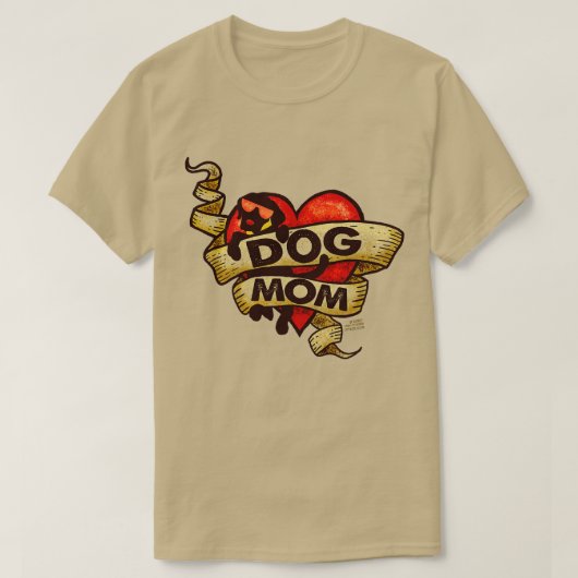 Retro Tattoo hart T-shirt (Design voorkant)